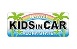 Sticker Shop Haru KIDS IN CAR マグネット ハワイ ビーチ