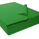 アクリルフェルトシート9 " x 12 " : 25個、エメラルドグリーン