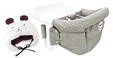 イングリッシーナ ファスト テーブルチェア Inglesina fast ベビーチェア＆Bon chou chou ボンシュシュ 帽子 48cm　ホワイト P9233-48-10 グレージュ