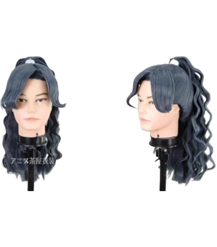 Amazon.co.jp: 忍たま乱太郎 潮江文次郎 コスプレウィッグ ネット付き