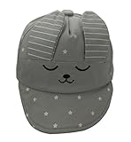 (よキーよ)Yokeeyo ベビー 帽子 野球帽 つば広 ドット柄 モンスター柄 ベースボールキャップ 赤ちゃん キッズ 女の子 男の子 男女児 紫外線 UVカット 日よけ 日焼け止め ユニセックス 