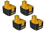 パナソニック（ナショナル） 互換バッテリー 4個セット 12V 2500mAh EZ9200 EZ7200 EZ7200X EZ