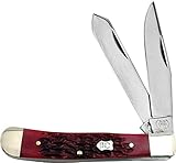 Buck Creek Knives 254rpbトラッパーRed Pick Bone