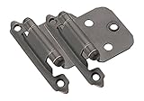 Amerock 7139-ORB Decorative Self Closing Overlay Cabinet Door Hinges, Oil Rubbed Bronze by Amerock