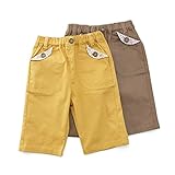 【アウトレット】Biquette Club (ビケットクラブ)７分丈パンツ(80～130cm)キムラタンの子供服 ブラウン 90 (10229x10429-151b)