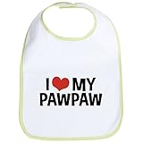 CafePress - I Love My Pawpaw - Bib by CafePress