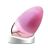 Notime 洗顔ブラシ 電動 音波振動 洗顔器 IPX7防水 温熱 毛穴ケア フェイスマッサージ シリコン製 USB充電式 日本語説明書付