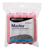 Bestt Liebco 559380800マスターすべて目的ピンクポリエステルニットミニローラー、8パック6 – 1 / 2インチx 1 / 2インチ