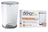 Diaper Dekor Plus Diaper Disposal System with Refill Bags by dekor