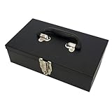 角型スチール工具箱 TB105A 黒