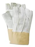 Magid R4248 DuraFit Left Hand Half-Finger Goatskin Leather Glove, Size 10, Pearl (1 Glove) by Magid 