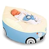 Rucomfy Luxury Cuddle Soft Iconic Campervan Gaga Baby Bean Bag (Baby Blue) by RUComfy