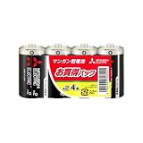 三菱電機 乾電池 マンガン乾電池 単2形 4個パック R14PUD/4S