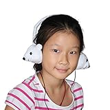 Kids HeadphoneDairle Polar Bear Shape Headphone With Adjustable Headband for Children on Ear Kids He