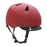 bern(バーン) NINO(ニーノ)モデル Matte Red Visorカラー XS-Sサイズ(48cm-51.5cm)