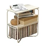 ラップトップトレイ長方形のモバイル小型コーヒーテーブルコンピュータブラケットノートブックテーブルMDFマットレスソファ/ベッドルーム/オーバーベッド用デスク