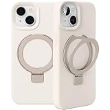 ZENIX DESIGN TECH iPhone16 用 ケース マグネット リング スタンド 背面収納 シリコン Magsafe対応 ZX-softhinge (シャンパン)