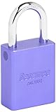 Sesamee 90219 KDアルミRekeyable安全ロックアウトwith 1 – 1 / 2インチ40 mm幅南京錠、1インチ硬化鋼シャックル、パープル