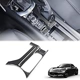 Hcilloend 新型 マツダ ロードスター RF ND系 2016～2024に適用 センターコンソールボタンパネル センター コンソール ボタン カバーパネル コントロール カバー ABS製 取付簡単 貼付タイプ 装飾用 内装パーツ カスタム アクセサリー カー用品（カーボン調）