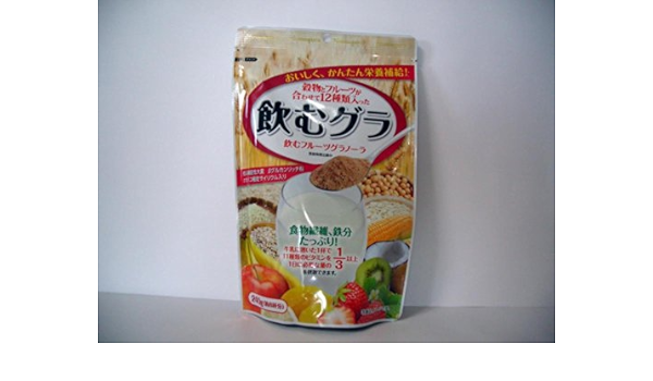 Amazon 飲むフルーツグラノーラ 飲むグラ 240g 味源 ドライフルーツ 通販
