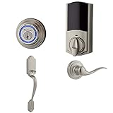 Kwikset Kevo touch-to-openスマートロック2 nd Generation with Arlington Lower Handleset 99250-202-KWIKSET_K1