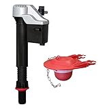 Korky 830 MP Quietfillプラチナトイレ塗りつぶしバルブ、フラッパー、3-inch