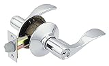 Schlage f51-accアクセントSingle円柱Keyedエントリドアレバーセット、ポリッシュクローム