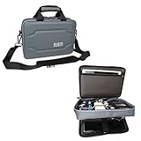 BUBM Double Layer Laptop Bag, Travel Organize Case for Electronics Accessories, Stylish and High Cap