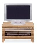 和風モダン 2色対応 幅60cm ロータイプテレビボード 脚付き 完成品 (ナチュラル)