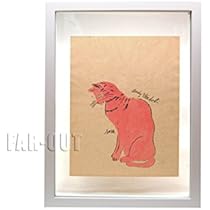 アンディウォーホル　ネコのサム　壁掛け　パネルアート アンディウォーホル ネコのサム 壁掛け パネルアート Amazon.co