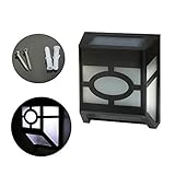 ALED LIGHT ledソーラーライト led 光センサーライト ソーラー壁掛けライト 太陽光充電 和風　夜間自動点灯 昼白色/ウォームホワイト 防水 ガーデン 屋外 (昼白色)