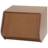 不二貿易 ブロックボックス Klotz　ワイド　扉付　BR/97523 ブラウン