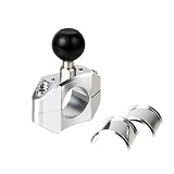 [REC-MOUNT25] ベース マウント部 (Cパーツ) C2 パイプ クランプ ベース 22.2mm/1inch (25.4mm) シルバー 【RM25-C2】ボールサイズ 1インチ(25.0mm-25.4mm)