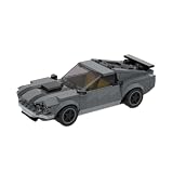 UhoDucadi MOC レゴ フォード・マスタングのボス ブロック対応 DIYの創造性 おもちゃを積み重ねる 大人のためのおもちゃ 小さな子供のおもちゃ (297pcs)