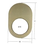 エスカッション（化粧板）　SS-80　G　化粧板　ステンレス　板厚：2.0　入数：1・10　ゴールド