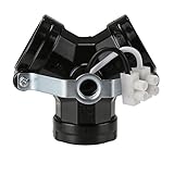 GreenSun LED Lighting　３分岐電球ソケット E27口金変換用　口金変換アダプター　コードポート付き　ブラック