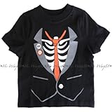 (オールドネイビー)OLD NAVY スカルスーツ Tシャツ 75-80cm 【並行輸入品】