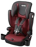 Aprica (アップリカ) エアグルーヴ プレミアム AC レッドノアール RD 軽量ジュニアシート 1歳頃からのロングユース仕様 (ドリンクホルダー2個付き&洗濯機で洗えるシート+ヘッドサイドクッ