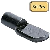 SS – 1 / 4 "スプーン棚サポート – ブラック 50 ブラック SS-Spn-1/4-BLK-50