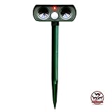 LANIAKEA 動物撃退器 超音波 ソーラー充電 害獣撃退 庭園を保護 野良動物対策器　設置簡単 防水