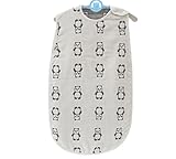 6重より柔らか パジャマ ベビー オーガニックコットン 赤ちゃん ボタン開閉式 肌触り抜群 寝袋 40*60 cm パンダ