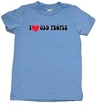 I Heart古い人面白い幼児服クール男の子または女の子Tシャツ|面白い赤ちゃんギフト US サイズ: L カラー: ブルー