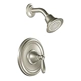 Moen T2152BN Brantford Posi-Temp Shower Trim Kit without Valve, Brushed Nickel [並行輸入品]