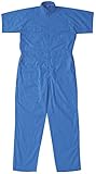 ［シンメン］SHINMEN【シーチングツナギ服】（半袖・春夏対応商品）《006-6170》 (4L, 50-ディープブルー)
