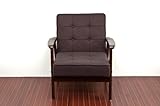 レトロソファー1P(ブラウン)AX-F64BR