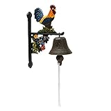 ドアベルフラワータイプ金属ドアベルチャイムホーム装飾