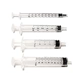 VAVapes 注入型計量容器 1ml 3ml 5ml 10ml ミックス 4本 シリンジ インジェクター