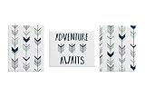 Grey Navy Blue and Mint Woodland Wall Art Room Decor Hangings for Baby Nursery Kids and Childrens Mo