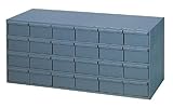 Durham 033-95 Gray Cold Rolled Steel Storage Cabinet 33-3/4 Width x 17 Height x 17-1/4 Depth 24 Draw