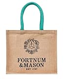 匿名 英国 王室御用達 F&M フォートナム＆メイソン ロンドン スモール ジュート エコバッグ トートバッグ ナチュラル イギリス
